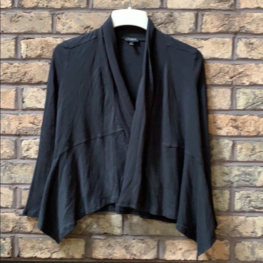 Talbots petites black cardigan size p